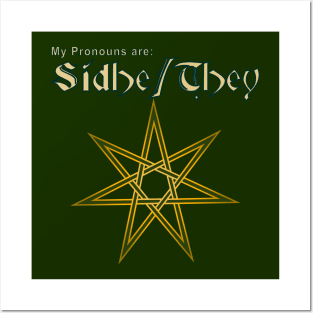 Fairie Pronouns: Sídhe They Posters and Art